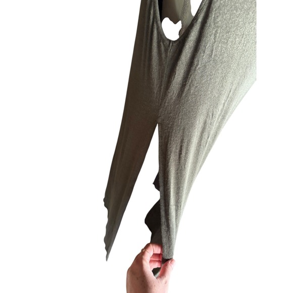 New NWT Dark Olive J.Jill Wearever Side Slit Boho Flowy Tank Maxi Dress - XL - Picture 4 of 8